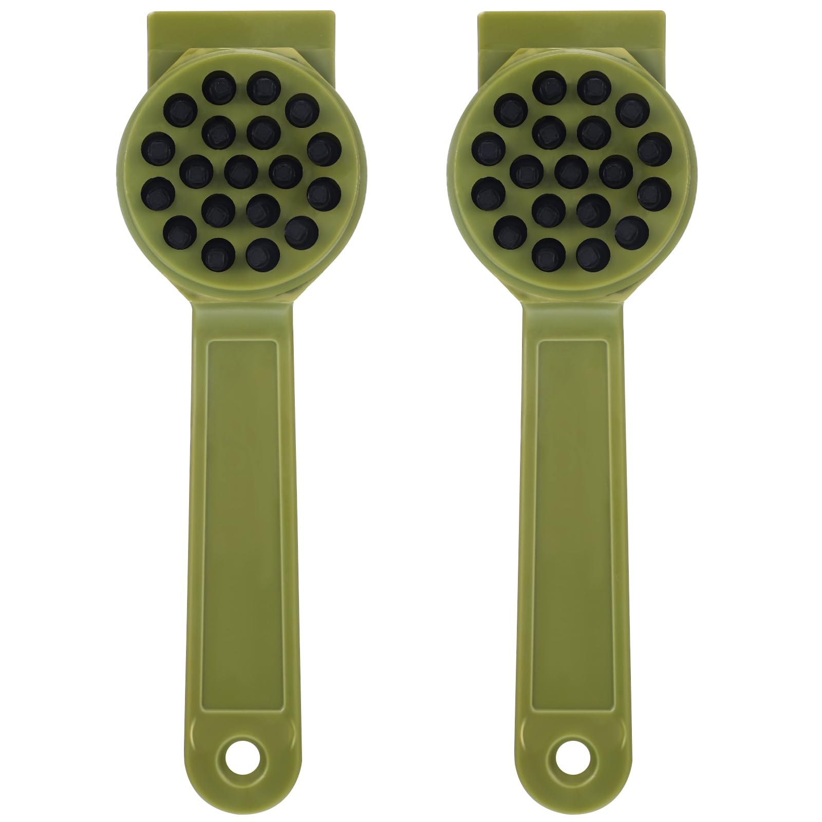 Silipull fish scaler remover yellow and green 2-pack