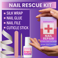 Silk Nail Wrap Kit nail file included