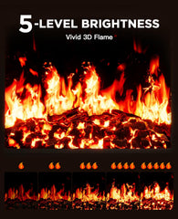 Silonn electric fireplace heater app control interface