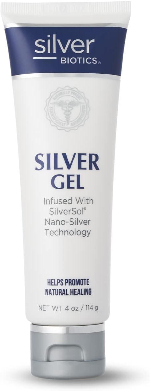 Silver Biotics soothing skin gel 4 oz