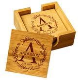 Silveroy custom coaster set of 6 with holder product image