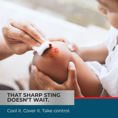 Non-adherent wound dressing for burns and cuts