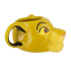 Simba head shaped mug for coffee or tea