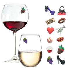 Simply Charmed magnetic wine charms set of 12