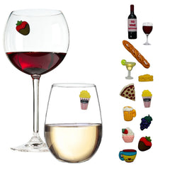 Simply Charmed magnetic wine glass charms set of 12