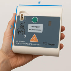 Nylon carrying case with AED Trainer and accessories