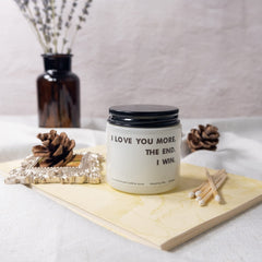 Single wick lavender candle for romantic gift