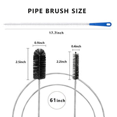 Sink unblocker tool 17.7 inch for kitchen and bathroom plugs