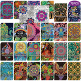 Sinload 72 pcs mindful coloring books for adults