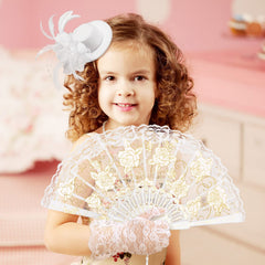 Sintege floral lace gloves from 4 Pcs Girls Tea Party Set