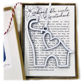 Sisterhood Christmas Ornament silver elephant keepsake image