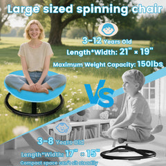 Sit and spin training chair for kids with autism and ADHD