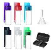 Six-pack mini spice dispensers with spoon travel ready