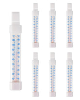 Six pack refrigerator freezer thermometer set for multiple units