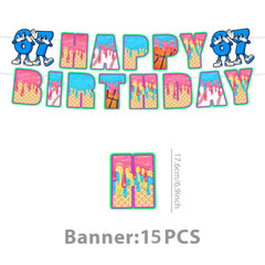 Cupcake toppers totaling 24 for Six Seven set