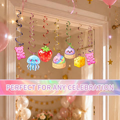 six unique cartoon designs two each for squishy decor