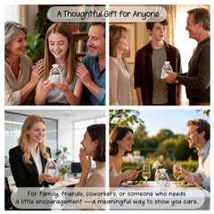 Care package style presentation of Christian gift