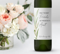 Removable and repositionable waterproof matte wine labels on bottle