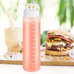 Skdqiee sauce bottle set tri-cone nozzle