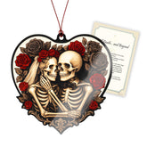 Skeleton Couple Ornament decorative figurine