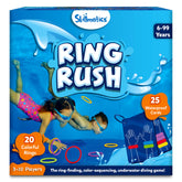 Skillmatics Ring Rush pool toy set with rings and cards