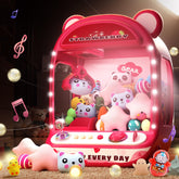 Skirfy claw machine for kids with joystick and lights