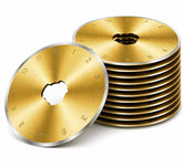 sks-7 titanium coated 45mm blade close up