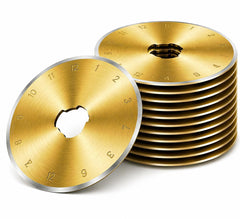 sks-7 titanium coated 45mm blade close up