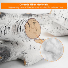 Two 15x4 inch logs from Skyflame set