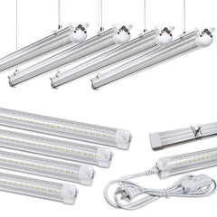 Skymoatled 8Pack 4FT LED Shop Light overview