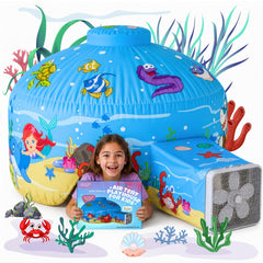 Skywin Airtent air tent for kids 77 x 50 inches ocean fun – image 1