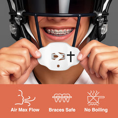 Brace-friendly mouthguard by SLEEFS without boiling required
