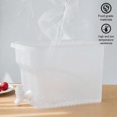 Fridge beverage dispenser with spigot 1.3 gallon