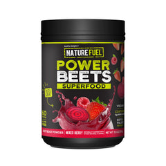SlimFast Nature Fuel Power Beets Powder mixed berry 60 servings container