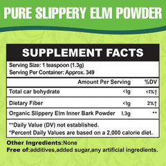 Slippery Elm Bark Powder close up
