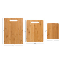 Classic Cuisine bamboo cutting board set medium board 11x8.5
