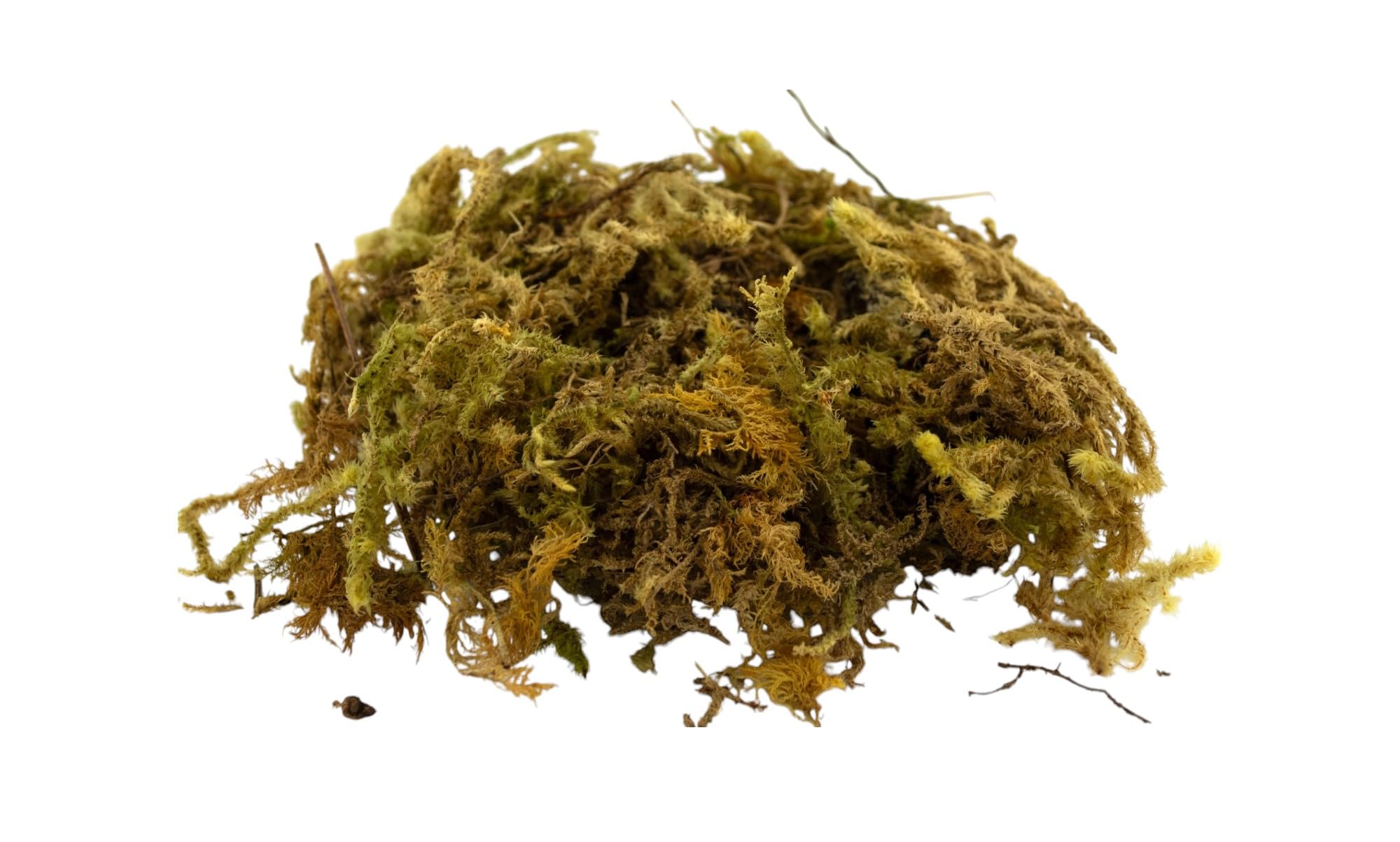Small bag of moss for nativity scene crafted in Italy