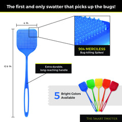 Smart Swatter orange color fly swatter close up