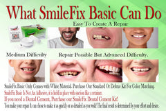 Durable thermoplastic beads for SmileFix Basic Dental Repair