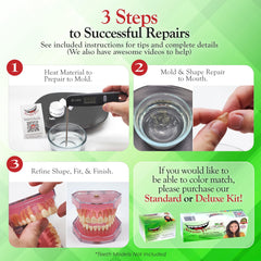Beads moldable at 140°C for SmileFix Basic Dental Repair