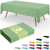 Smiry disposable table cloth 3 pack sage green