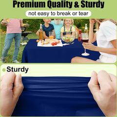 3 pack navy tablecloth waterproof