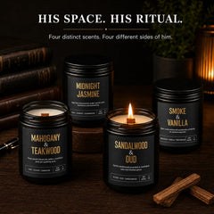 Midnight Jasmine scented candle by Yinuo