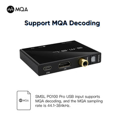 PO100 PRO I2S LVDS output up to 32bit/768kHz
