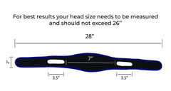 Mouth closed design encourages nasal breathing for mouth-based snorers