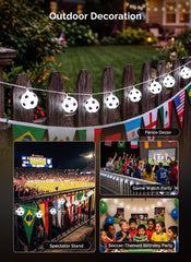 World Cup decorations themed soccer night light