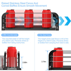 Automatic self-pushing glide front access