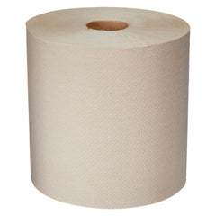 SOFI-011 Commercial 1-Ply Kraft Hard Roll Paper Towels 6 rolls