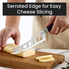 offset blade cheese knife designed for soft cheeses