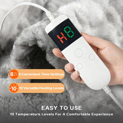 Detachable remote and cable on Cushious blanket